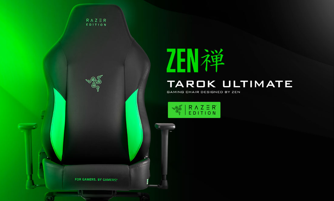  Tarok Ultimate - Razer Edition Gaming Chair by Zen